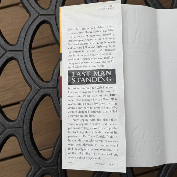 David Baldacci Hardback Book Bundle – Split Second & Last Man Standing - Picture 6 of 12